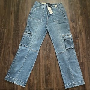 Judy Blue High Waist Cargo Jeans 13/31